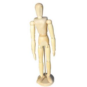 Manekin drewniany H&B Kobieta 30cm